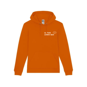 Felpa unisex girocollo con cappuccio BS332